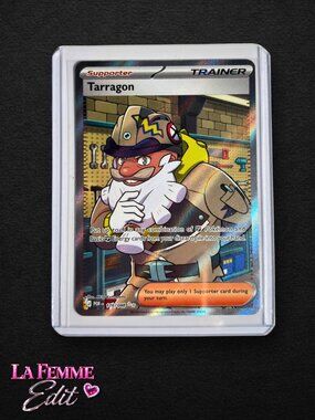 Pokemon Card Tarragon 016/088 Holo Trainer Supporter